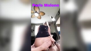 POV PARIS MALONE Rides & Squirts On YOUR Chest-Screams For YOUR CREAMPIE