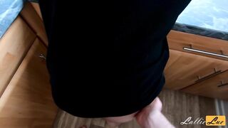 A FAST QUICKIE before you have to go to work. POV - CREAMPIE - AMATEUR