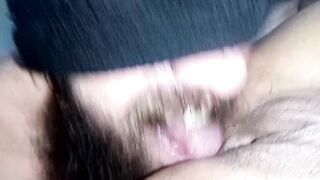 I licked and stuck my tongue in the teenager's ass until she couldn't take it and cum, bitch????????????????