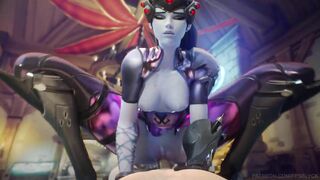 Overwatch - Widowmaker Riding Dick Cowgirl Position (Sound)