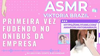 Primeira vez fudendo no onibus da empresa asmr punheta guiada