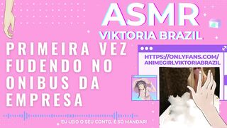 Primeira vez fudendo no onibus da empresa asmr punheta guiada