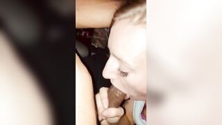 Late night blowjob cum in mouth