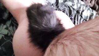 POV Goth Little Kitten gets Creampied