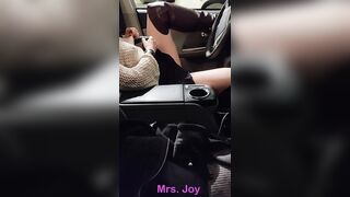 Masturbating In Public I'm Caught and He Takes Photos of my Pussy and Tits