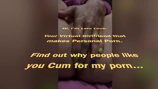 OnlyFans chick gives dick ratings, female domination cumshots, slutty closeups spreading cunt & dirty talking JOI - Lelu Love