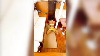 Sexy Hotwife Bikini Ass On The Boat