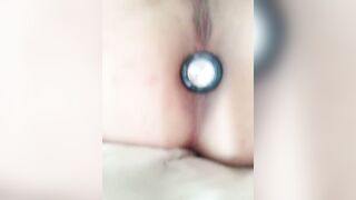 Good Morning Wet Pussy and Insert Anal Plug Join me in my Bed