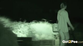 Nighttime Public Pissing