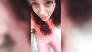 PinkMoonLust Peed Her Pants! She Pisses Her Pants AGAIN! Sits in Piss & Dirty Talks Nasty Shows Tits