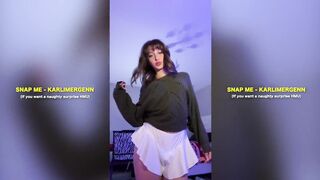 HOT TEEN KARLI MERGENTHALER DOES VIRAL TIKTOK DANCE