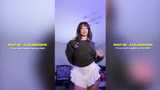 HOT TEEN KARLI MERGENTHALER DOES VIRAL TIKTOK DANCE