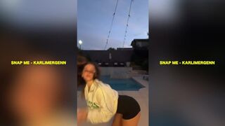 HOT TEEN DOES TIKTOK DANCE - KARLI MERGENTHALER