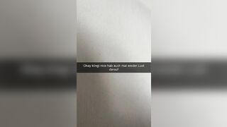 Cute German Girl wants to fuck Best Friend on Snapchat