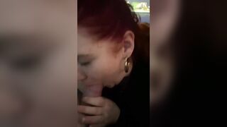 Sexy redhead cheating wife says she wants to be fucked by my black friend as she’s sucking my bwc ????