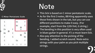 B.B. King Blues Lick 1 From The Thrill is Gone Live at Montreux 1993 / Blues Guitar Lesson