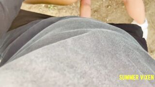 Caught By Strangers Fucking and Squirting in Public