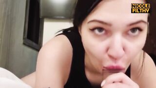 POV CUM IN MOUTH STEPSISTER DEEPTHROAT