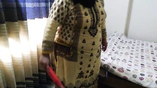 MY Desi Stepmom sweeping room then i Fucked her - Big tits & ass (Part-2)