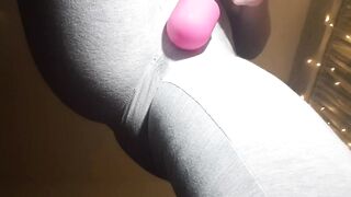 Wetting my grey panties to Orgasm Petite Asian