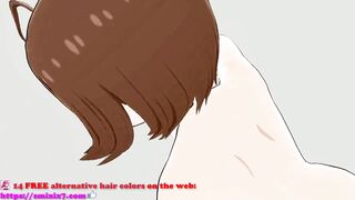 Azusa Miura Nude Dancing Hentai The Idolmaster Idol Heart MMD 3D RED HAIR COLOR EDIT SMIXIX