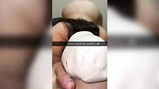 Fucking snapchat girl, big ass huge cumshot