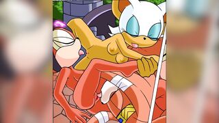 Sonic (Knuckles Rouge Fucking Porn Parody) - Saturday Night Fun #2 (Hard Sex) (Hentai)