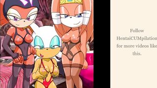 Sonic (Knuckles Rouge Fucking Porn Parody) - Saturday Night Fun #2 (Hard Sex) (Hentai)