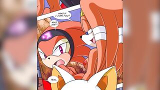 Sonic (Knuckles Rouge Fucking Porn Parody) - Saturday Night Fun #2 (Hard Sex) (Hentai)