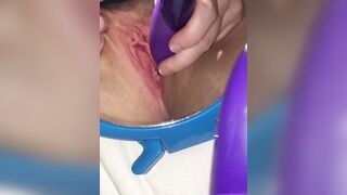 Prettiestpussy Female pee piss hole play, first time urethral sounding