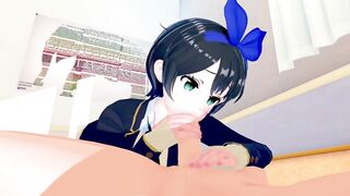 Ruka Sarashina Kanojo Okarishimasu 3D HENTAI 1/8