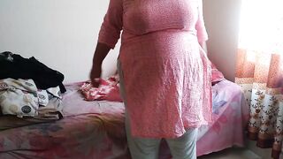 stepson wekup and want to fuck hot MILF desi stepmom (indian maa ko mast chudai apni beta) family therapy