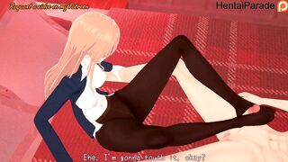 Shiina Mahiru Pantyhose Footjob Tenshi-sama Hentai Uncensored