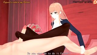 Shiina Mahiru Pantyhose Footjob Tenshi-sama Hentai Uncensored