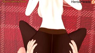 Rubbing your Dick on Shiina's Pantyhose Tenshi-sama Hentai Uncensored