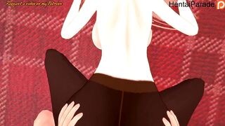 Rubbing your Dick on Shiina's Pantyhose Tenshi-sama Hentai Uncensored