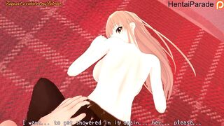 Rubbing your Dick on Shiina's Pantyhose Tenshi-sama Hentai Uncensored