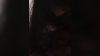 Blowjob black silk milf, milf let me cum in her mouth