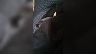 Secretly masturbating in leggings