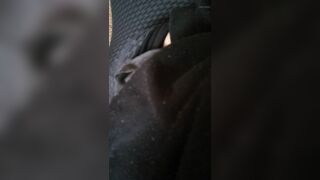 Secretly masturbating in leggings