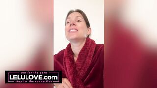 Babe takes facial cumshot laughing behind scenes, TikTok bloopers, ears closeups - Lelu Love