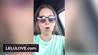 Babe takes facial cumshot laughing behind scenes, TikTok bloopers, ears closeups - Lelu Love