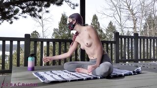 Topless Outdoor Yoga in Colorado!