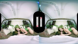 VR CosplayX Poison Ivy's Up Close Pussy Sits on a Big Dick POV Rough Sex