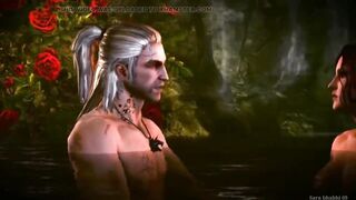 Geralt fucks Triss Marigold in the Elfs Bath Witcher 2