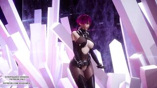 MMD (G)I-DLE - NXDE Sexy Kpop Dance 4K League Of Legends Ahri Akali Kaisa Evelynn Uncensored