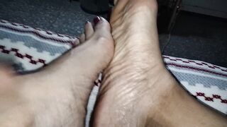 Look at my wrinkled soles and imagine them in your..... !!