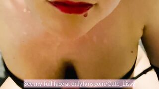 CUMPILATION Innocent looking Milf takes huge Cumshots to the face - doesn’t flinch. Teaser Trailer.