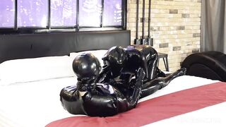 Alex's new puppy T3, fucked until she orgasm - Alex Latex