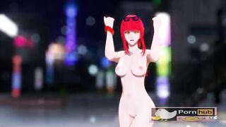 mmd r18 CLC Devil Makima 3d hentai anal bitch fuck dance